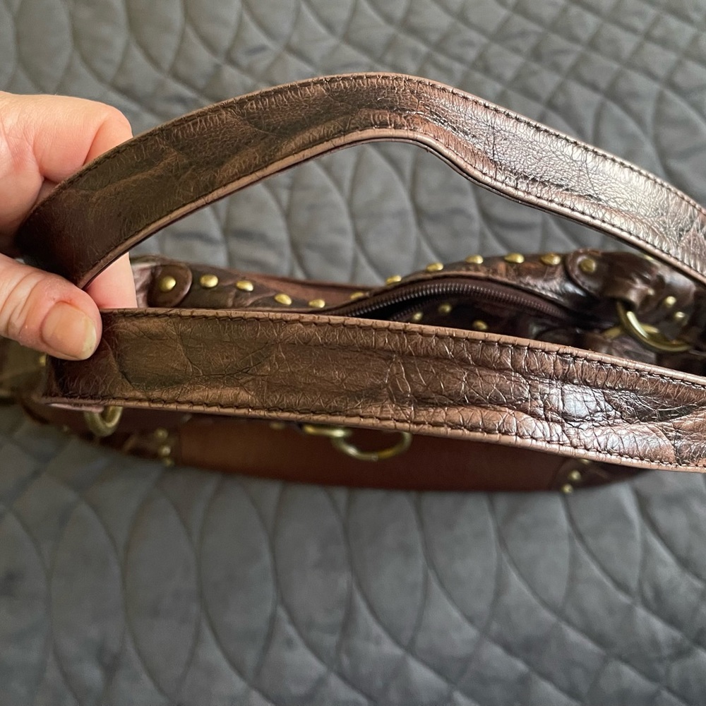 CODICE brown leather bag - Picture 9 of 10